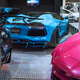 Many, many Aventadors